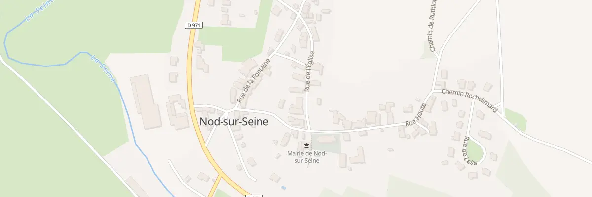 Plan du 12 Rue de l’Eglise à Nod-sur-Seine
