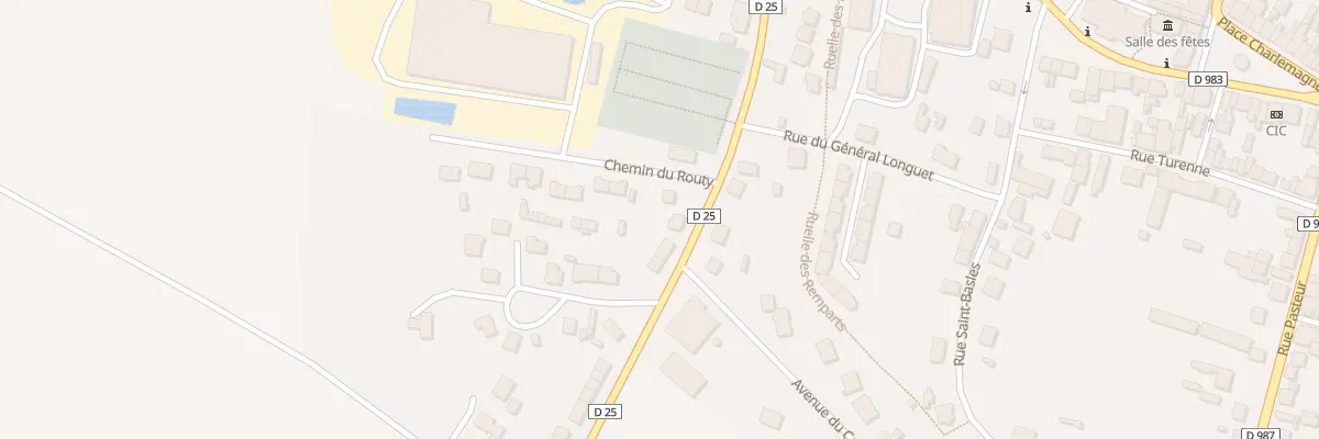 Plan du 14 Rue Louis Sallenave à Attigny