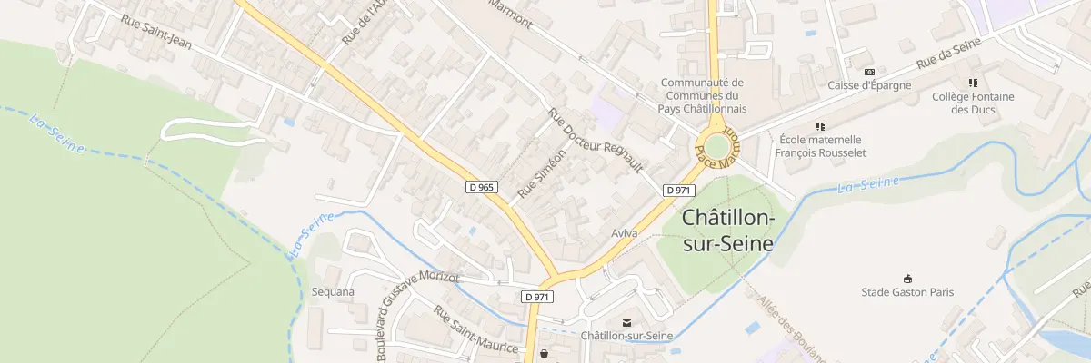 Plan du 10 Rue Siméon à Châtillon-sur-Seine