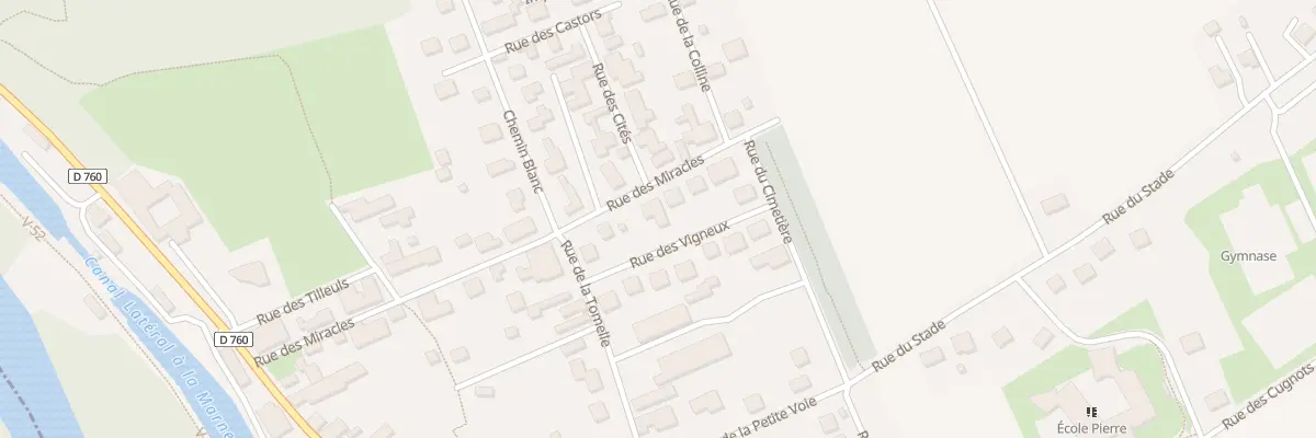 Plan du 15 Rue des Miracles à Couvrot