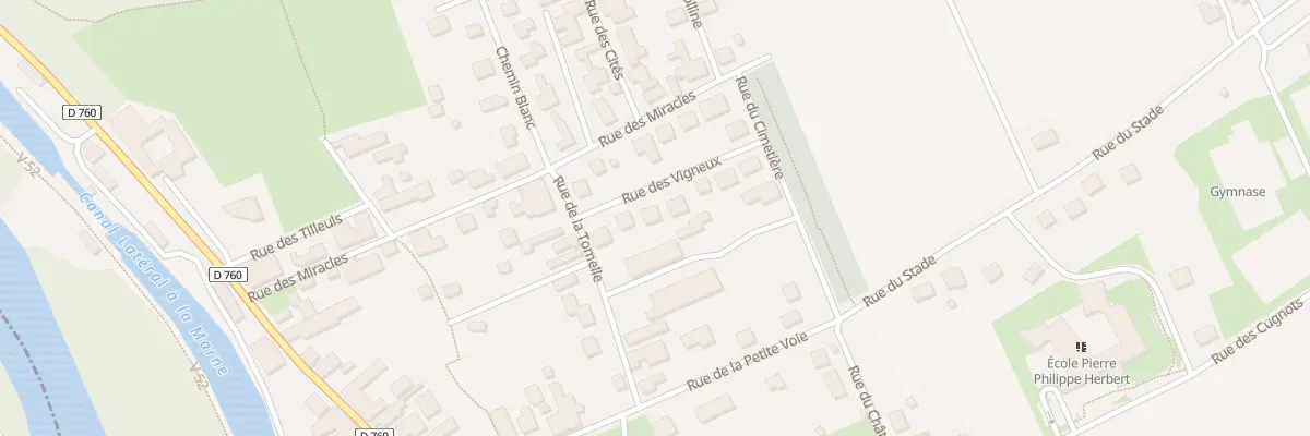 Plan du 5 Rue des Vigneux à Couvrot