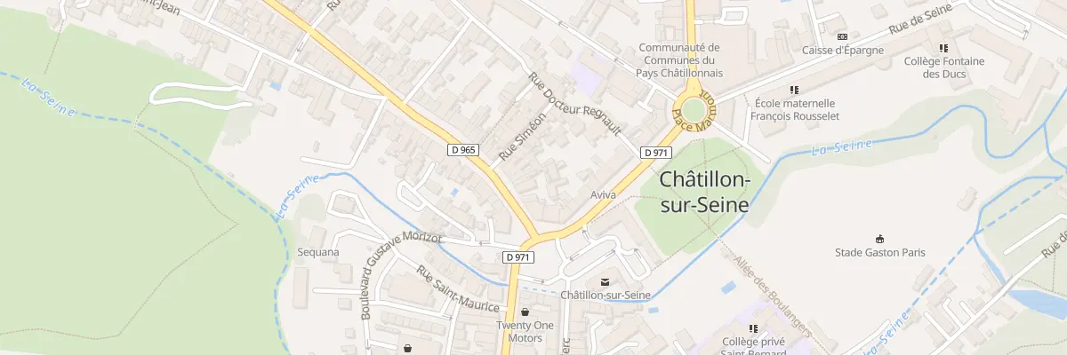 Plan du 10 Rue Docteur Robert à Châtillon-sur-Seine