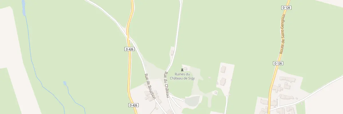 Plan du 193 Rue du Chateau à Sigy-le-Châtel