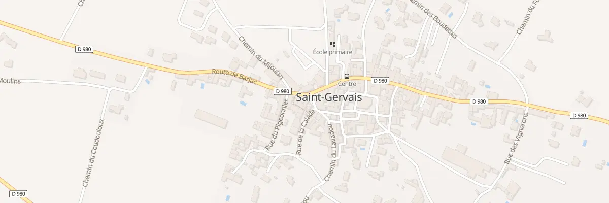 Plan du 5037 Pl Marius Arsac à Saint-Gervais