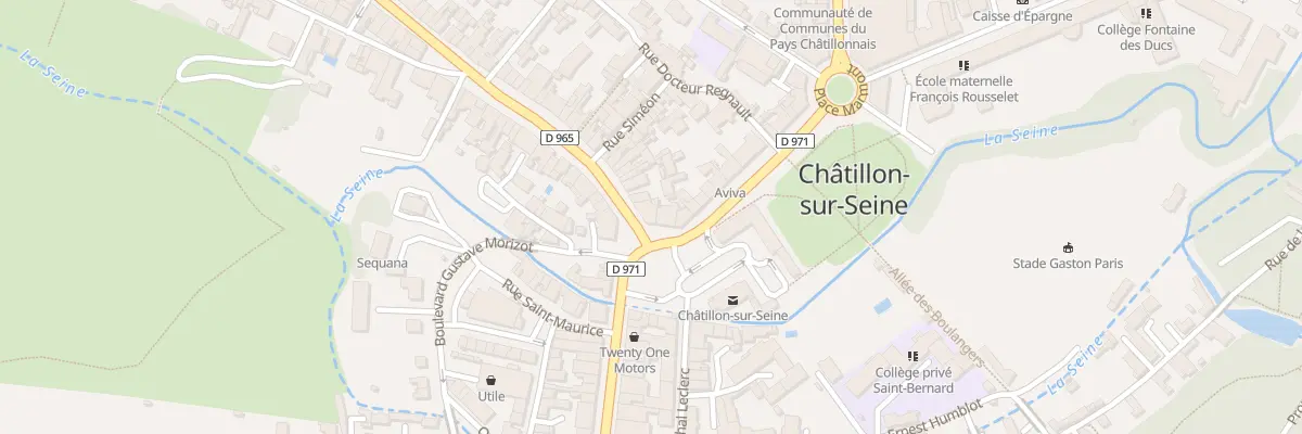 Plan du 2 Rue Docteur Robert à Châtillon-sur-Seine