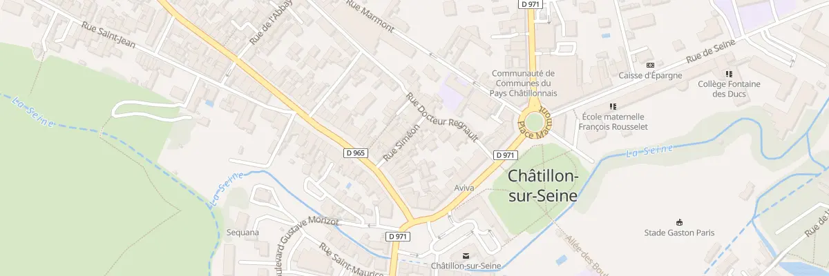 Plan du 14 Rue Siméon à Châtillon-sur-Seine