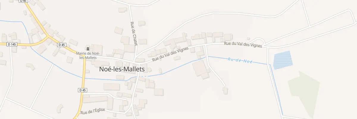 Plan du 2 Rue du Val des Vignes à Noé-les-Mallets