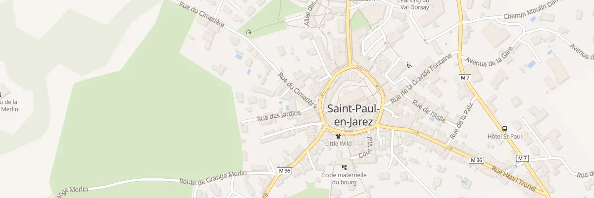 Plan du 5 Rue du Cimetière à Saint-Paul-en-Jarez