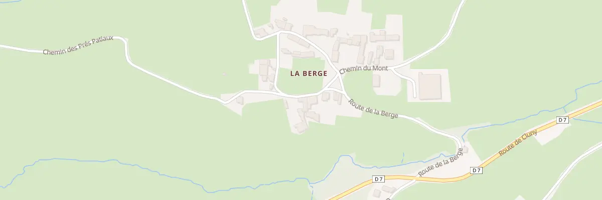 Plan du 5076 La Berge à La Vineuse sur Fregande