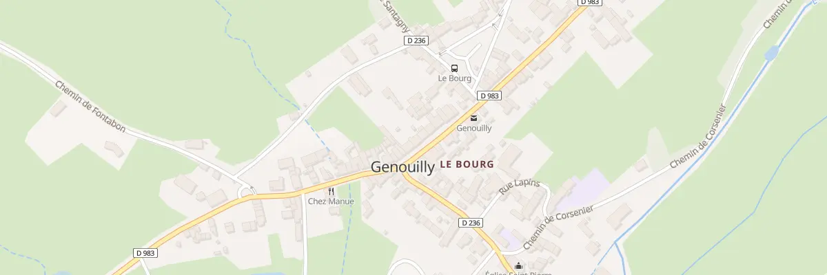 Plan du 16 Grande Rue à Genouilly