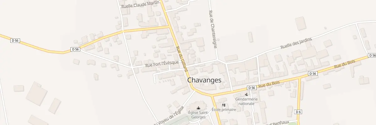 Plan du 17 Rue du Gilliard à Chavanges