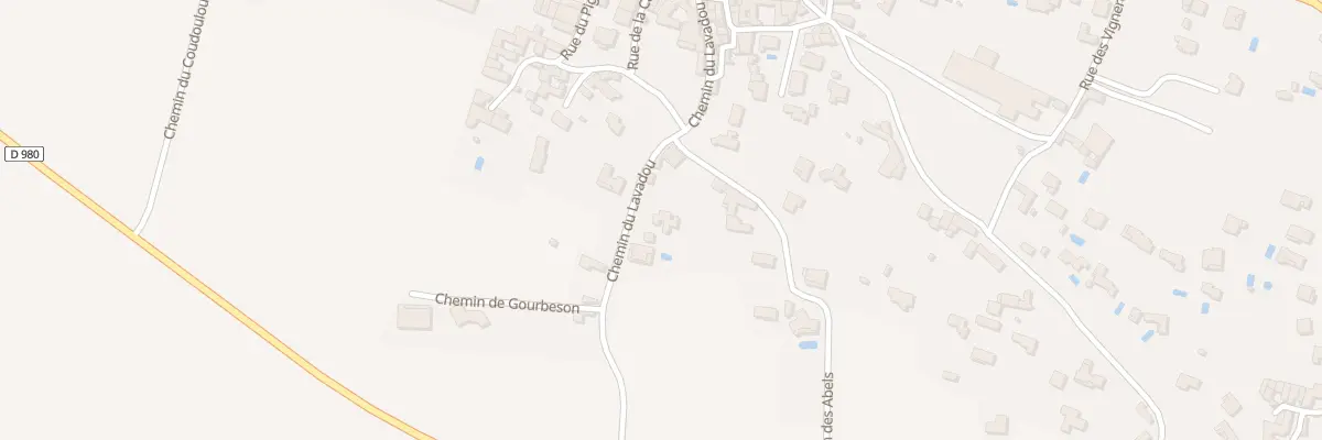 Plan du 5323 Che du Lavadou à Saint-Gervais