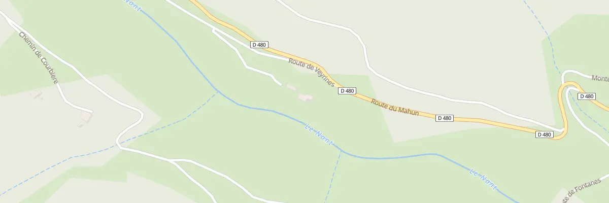 Plan du 223 Rte de Veyrines à Saint-Symphorien-de-Mahun