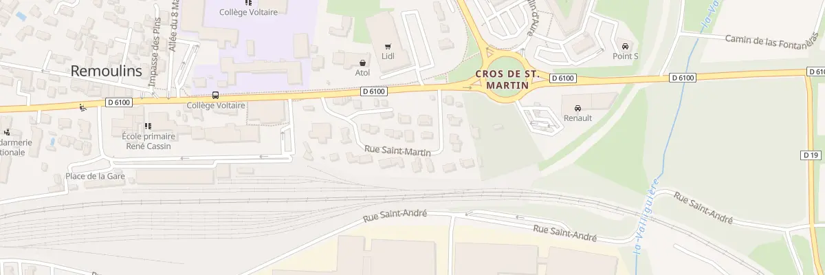 Plan du 17 Rue St Martin à Remoulins