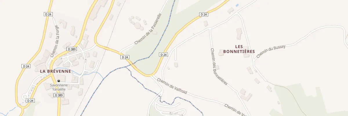 Plan du 106 Mte des Bonnetières à Chevinay