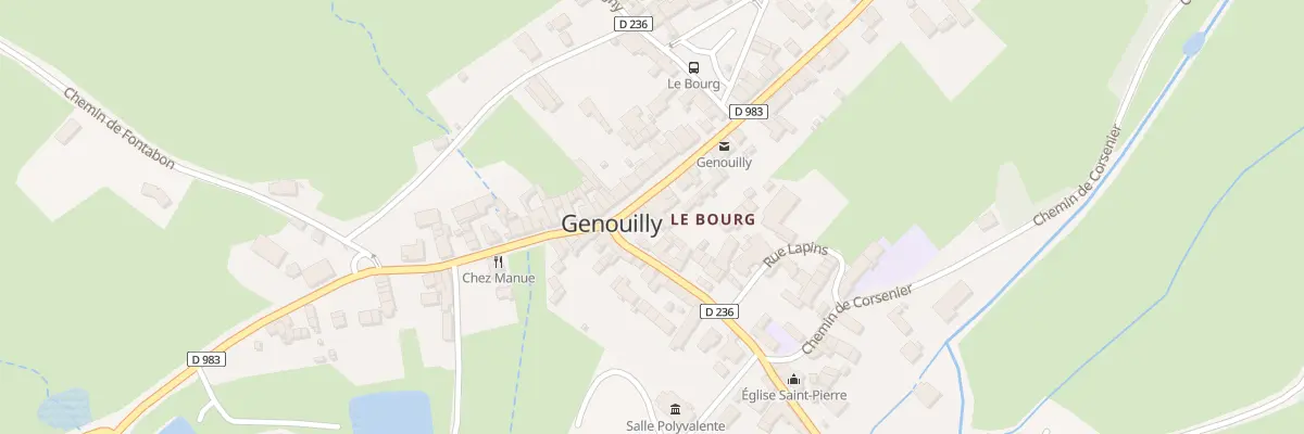 Plan du 19 Gr Grande Rue à Genouilly