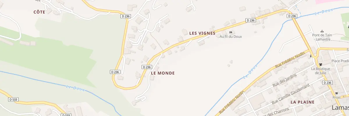Plan du 30 Av Paul Bruas à Lamastre