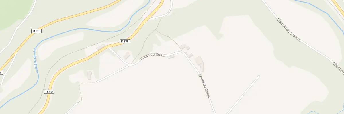 Plan du 200 Rte du Breuil à Légny