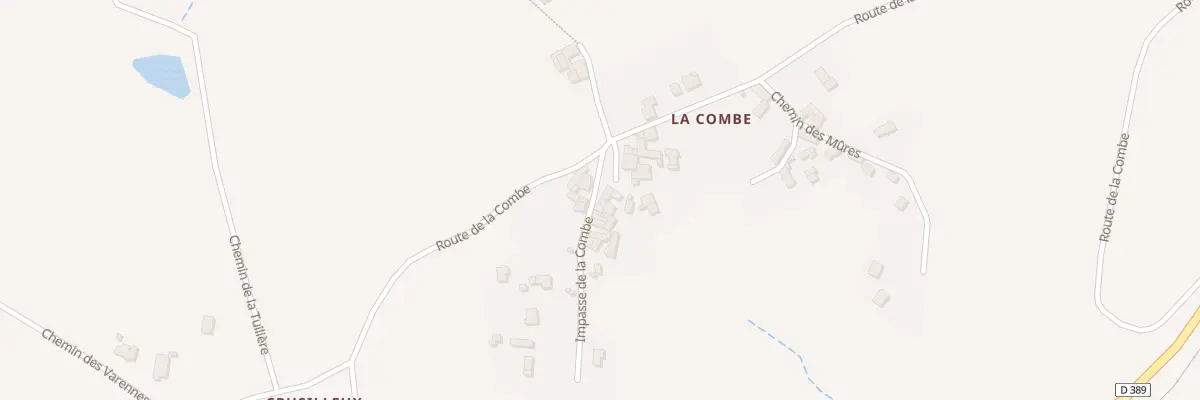 Plan du 3 Imp de la Combe à Bessenay