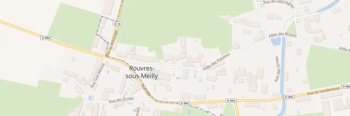 Plan du 19 All des Platanes à Rouvres-sous-Meilly