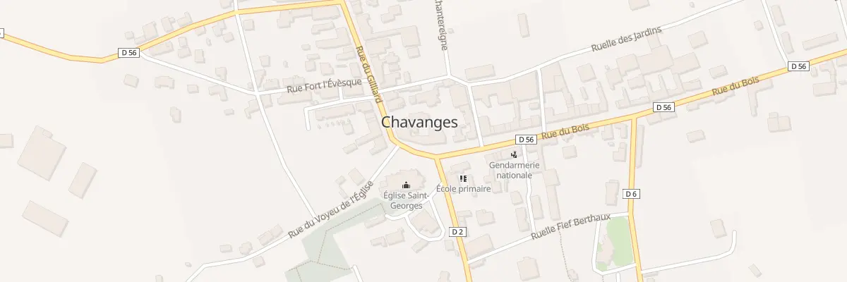 Plan du 7 Rue du Bois à Chavanges
