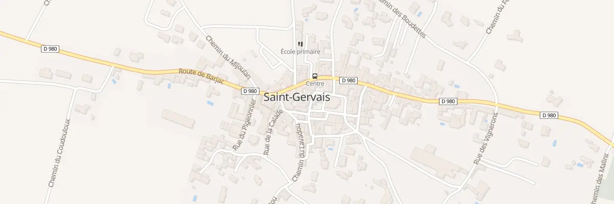 Plan du 8 Rue des Lavandières à Saint-Gervais