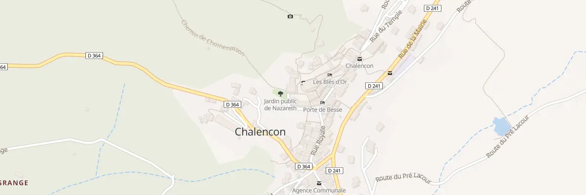 Plan du 5154 Le Village à Chalencon