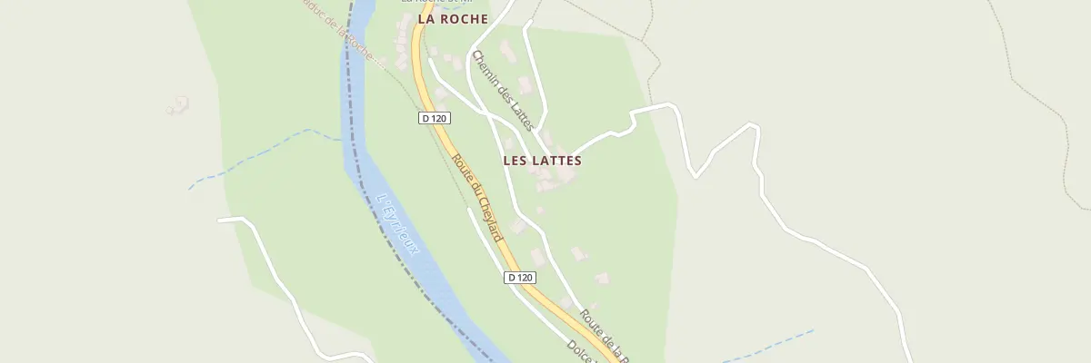 Plan du 80 Pas des Lattes à Saint-Maurice-en-Chalencon