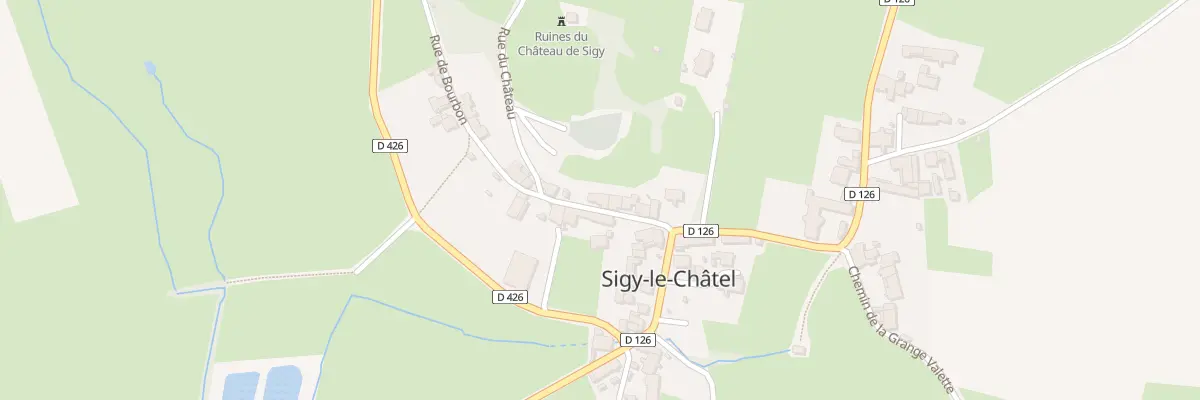 Plan du 5044 Le Bourg à Sigy-le-Châtel