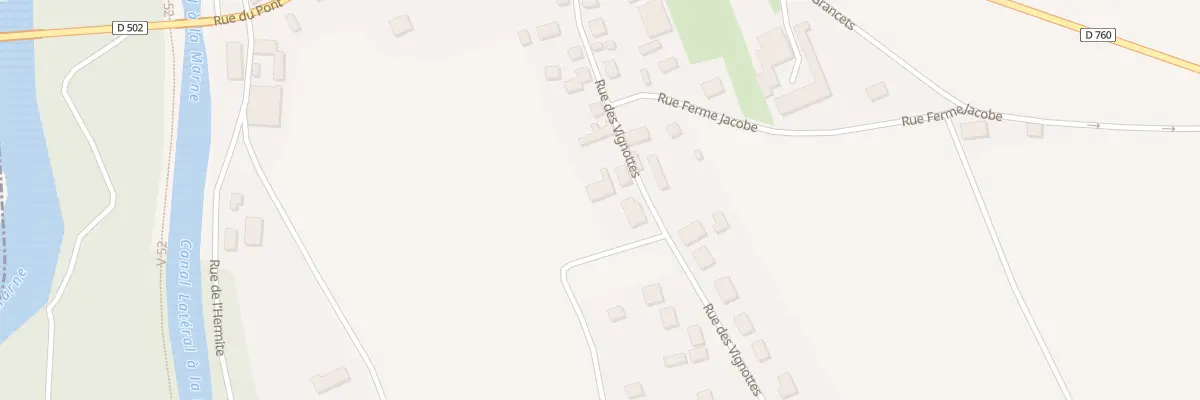 Plan du 13B Rue des Vignottes à Couvrot