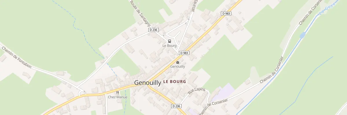 Plan du 4 Grande Rue à Genouilly