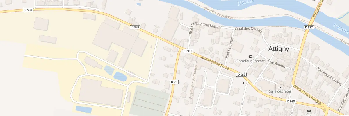 Plan du 2 Rue Louis Sallenave à Attigny