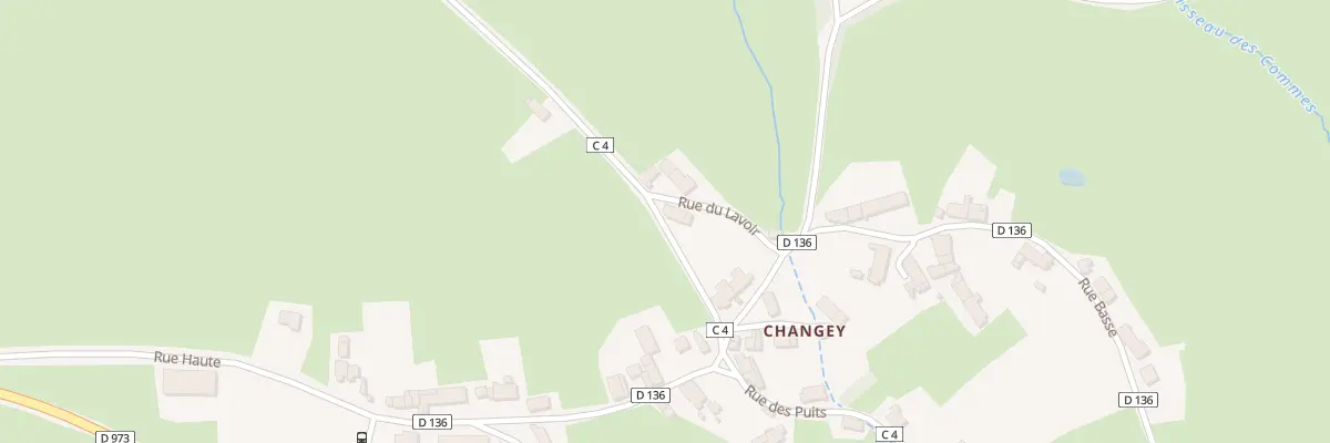Plan du 5204 Changey à Saisy