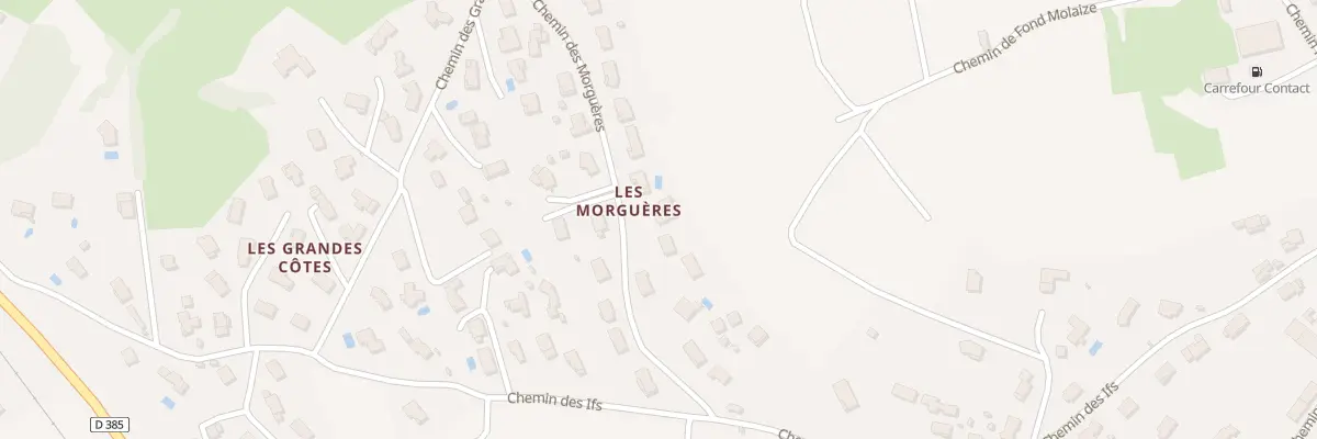 Plan du 166 Che des Morguères à Val d’Oingt