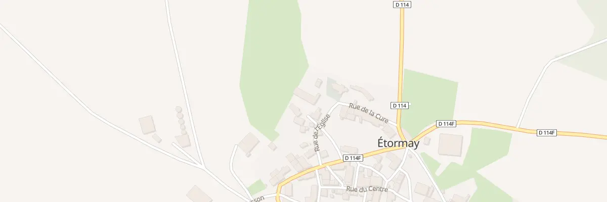 Plan du 6 Rue de l’Eglise à Étormay