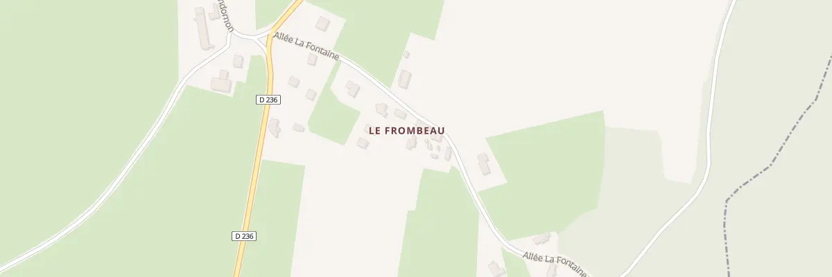 Plan du 192 Imp du Frombeau Fontaine allée à Saint-Privé