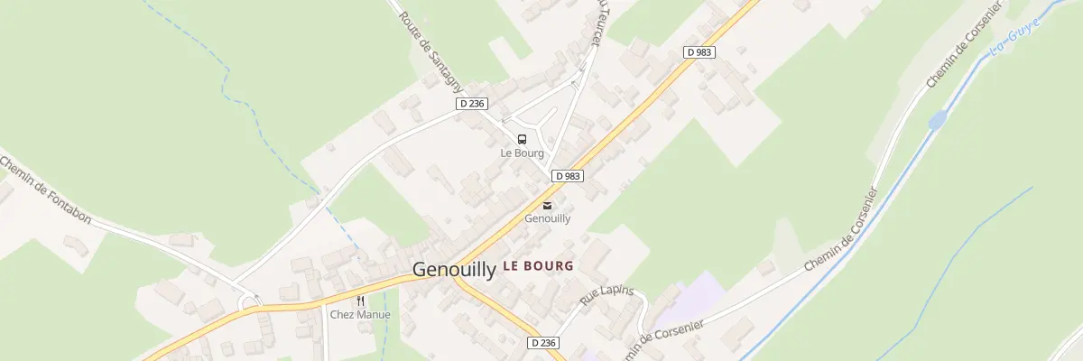 Plan du 2 Grande Rue à Genouilly