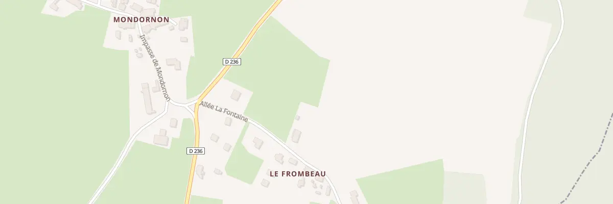 Plan du 5066 Le Frombeau à Saint-Privé