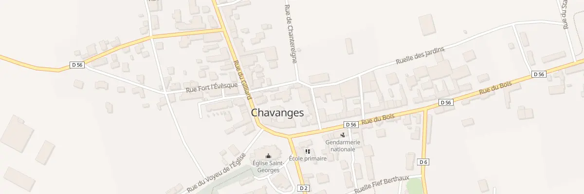 Plan du 201 Le Village à Chavanges