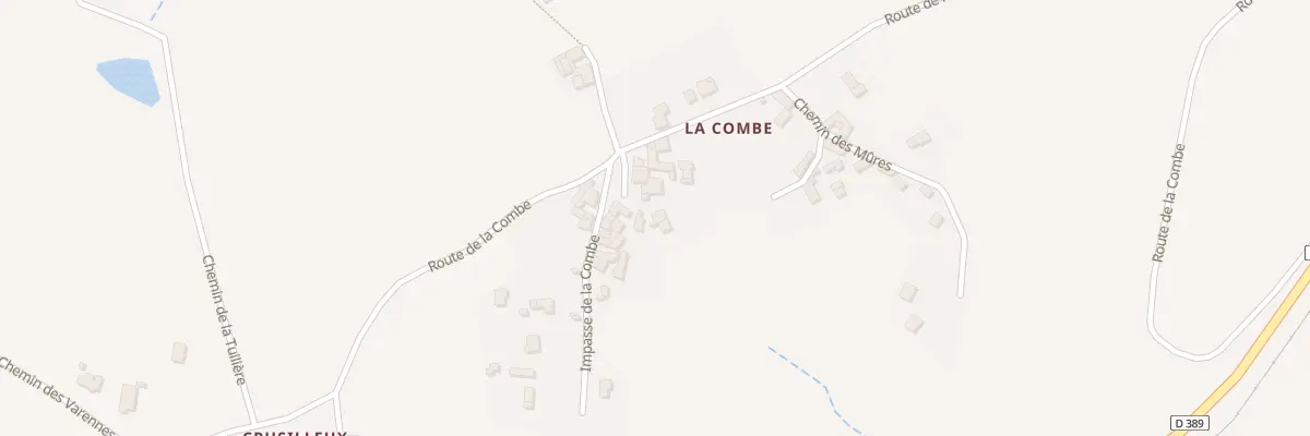 Plan du 10 Pl de la Combe à Bessenay
