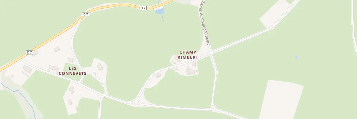 Plan du 5070 Champ Rimbert à La Vineuse sur Fregande