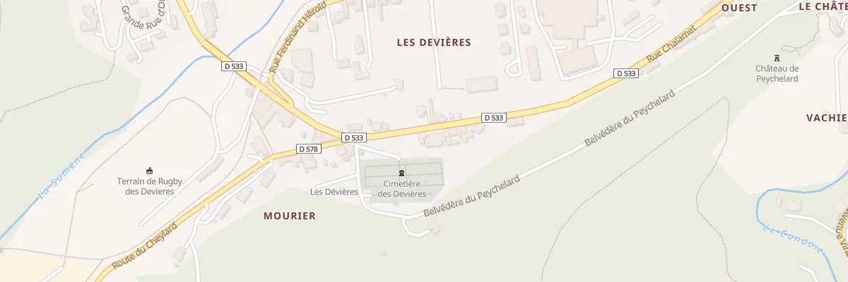 Plan du 87 Rue Chalamet à Lamastre