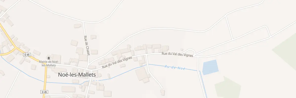 Plan du 15 Rue du Val des Vignes à Noé-les-Mallets
