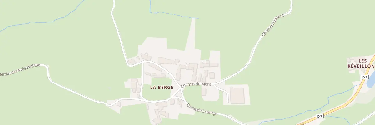 Plan du 5089 La Berge à La Vineuse sur Fregande