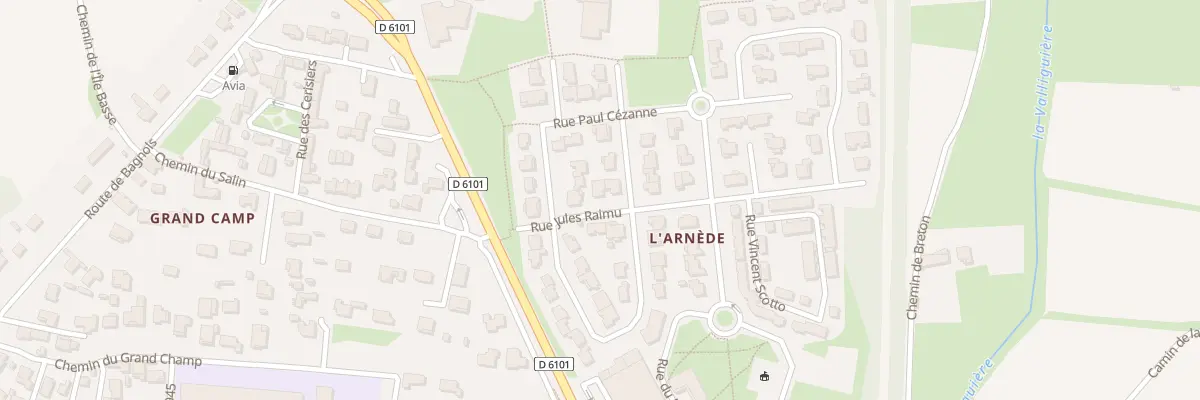 Plan du 38 Rue Jules Raimu à Remoulins