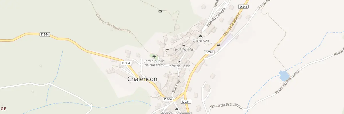 Plan du 5146 Le Village à Chalencon