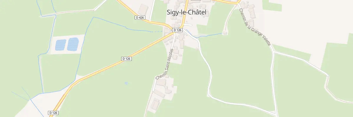 Plan du 5069 Le Bourg à Sigy-le-Châtel