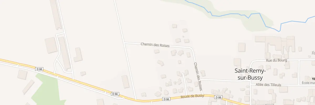 Plan du 13 Chem des Roises à Saint-Remy-sur-Bussy