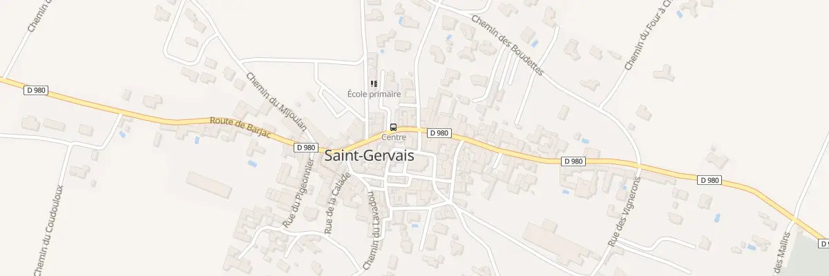 Plan du 5111 Pl de l’Eglise à Saint-Gervais