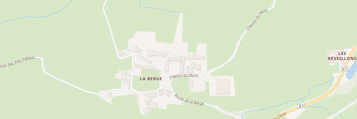 Plan du 5090 La Berge à La Vineuse sur Fregande